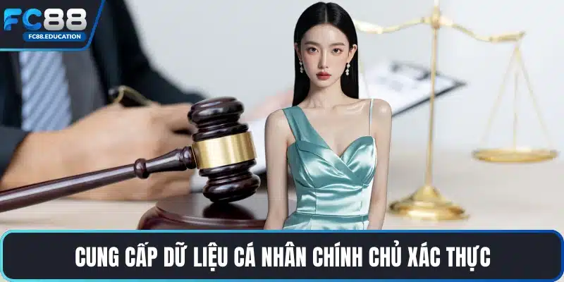 Cung cấp dữ liệu cá nhân chính chủ xác thực