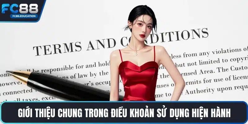 Giới thiệu chung trong điều khoản sử dụng hiện hành